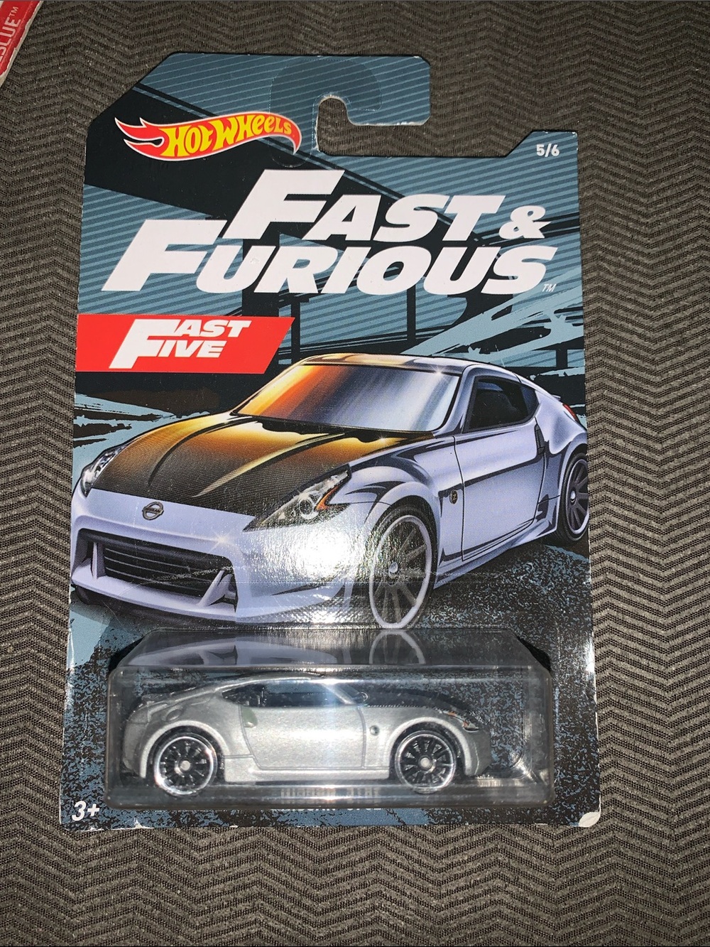 Hot Wheels Fast & Furious Nissan 370Z Silver Die-Cast